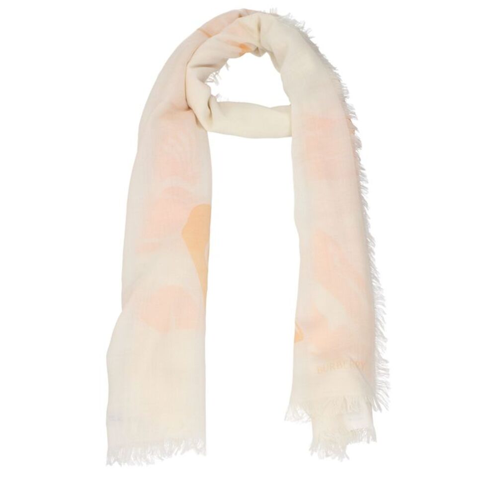 Burberry Beige Wool Women's Scarf